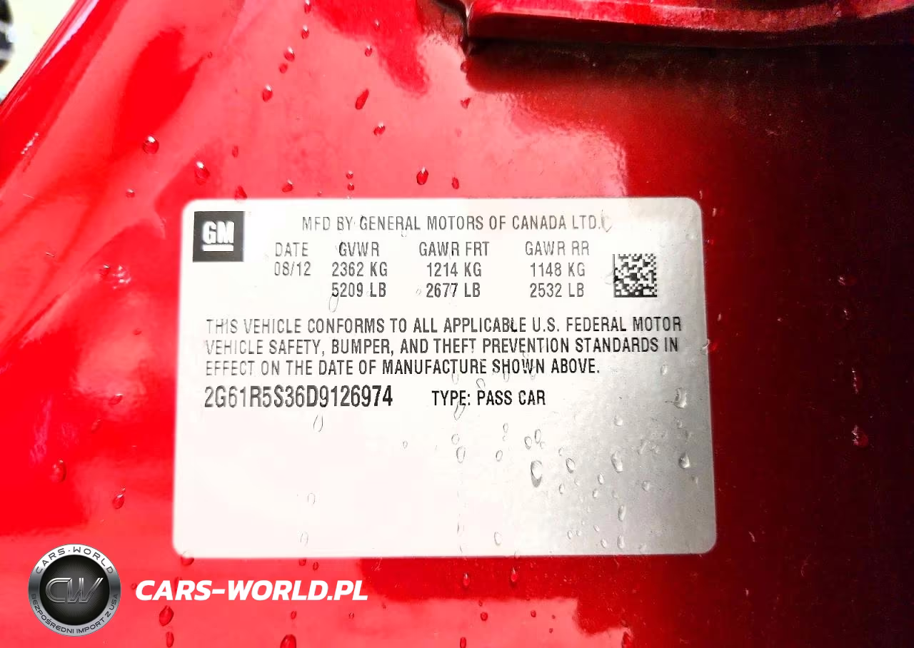 2013 Cadillac Xts Luxury Collection VIN:2G61R5S36D9126974 - 12