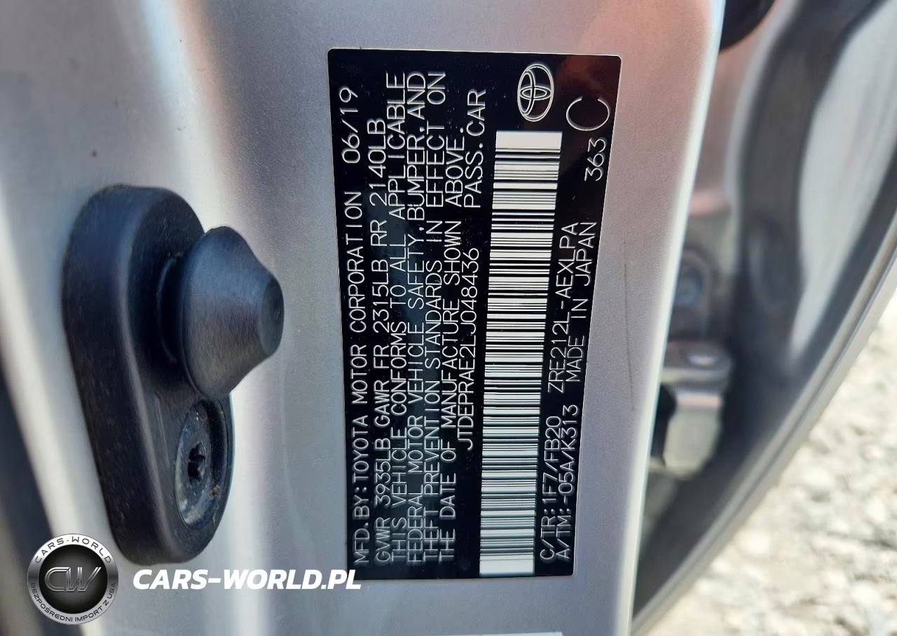 2020 Toyota Corolla Le VIN:JTDEPRAE2LJ048436 - 12