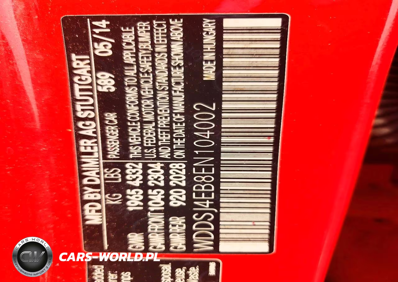 2014 Mercedes-Benz Cla 250 VIN:WDDSJ4EB8EN104002 - 12