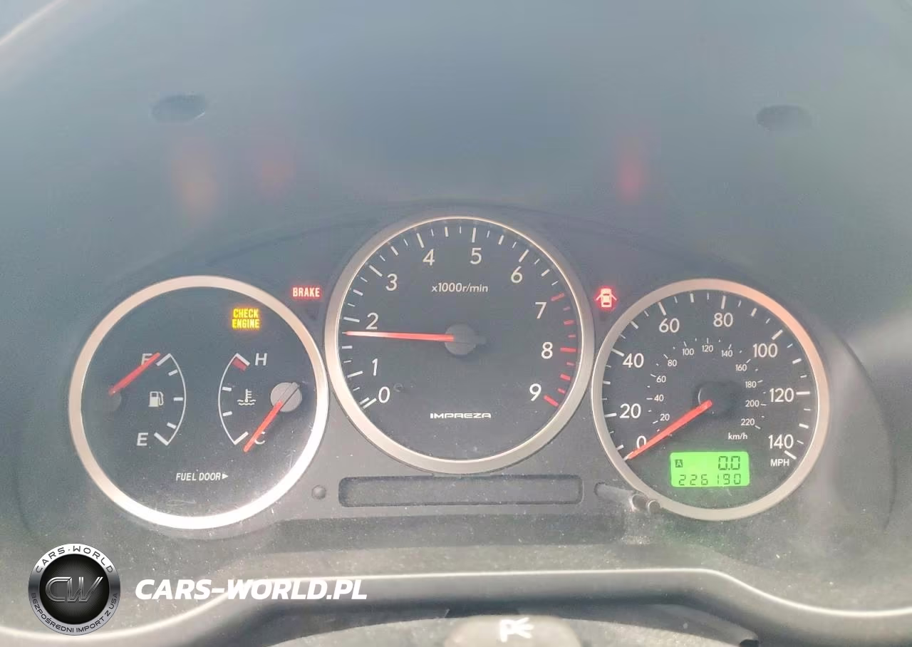 2004 Subaru Impreza Wrx VIN:JF1GG29674G803288 - 9