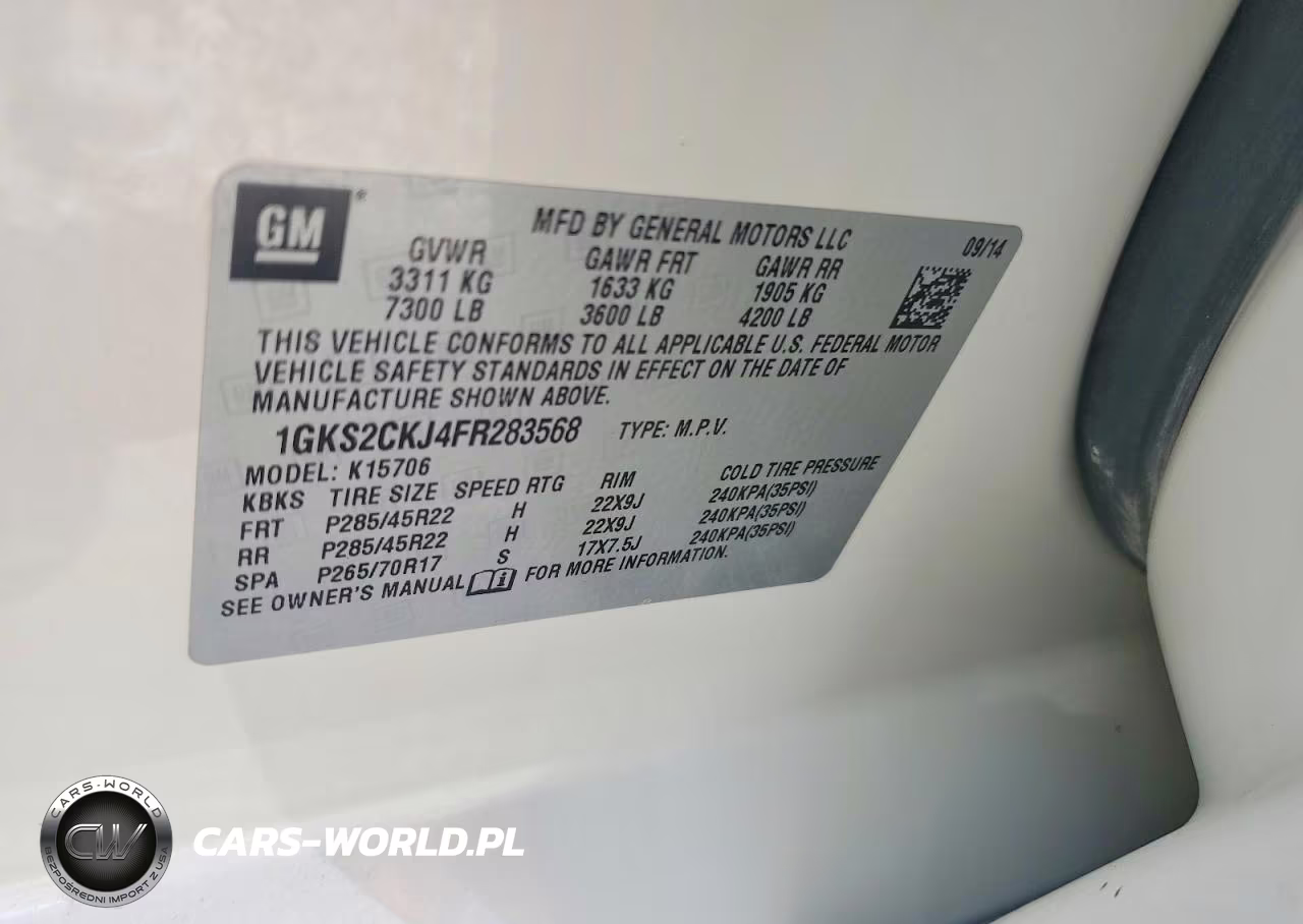 2015 GMC Yukon Denali VIN:1GKS2CKJ4FR283568 - 13