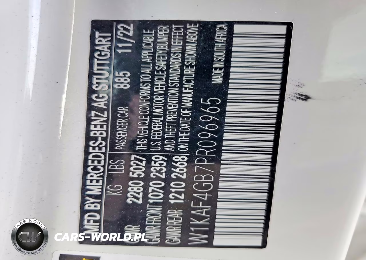 2023 Mercedes-Benz C 300 VIN:W1KAF4GB7PR096965 - 12