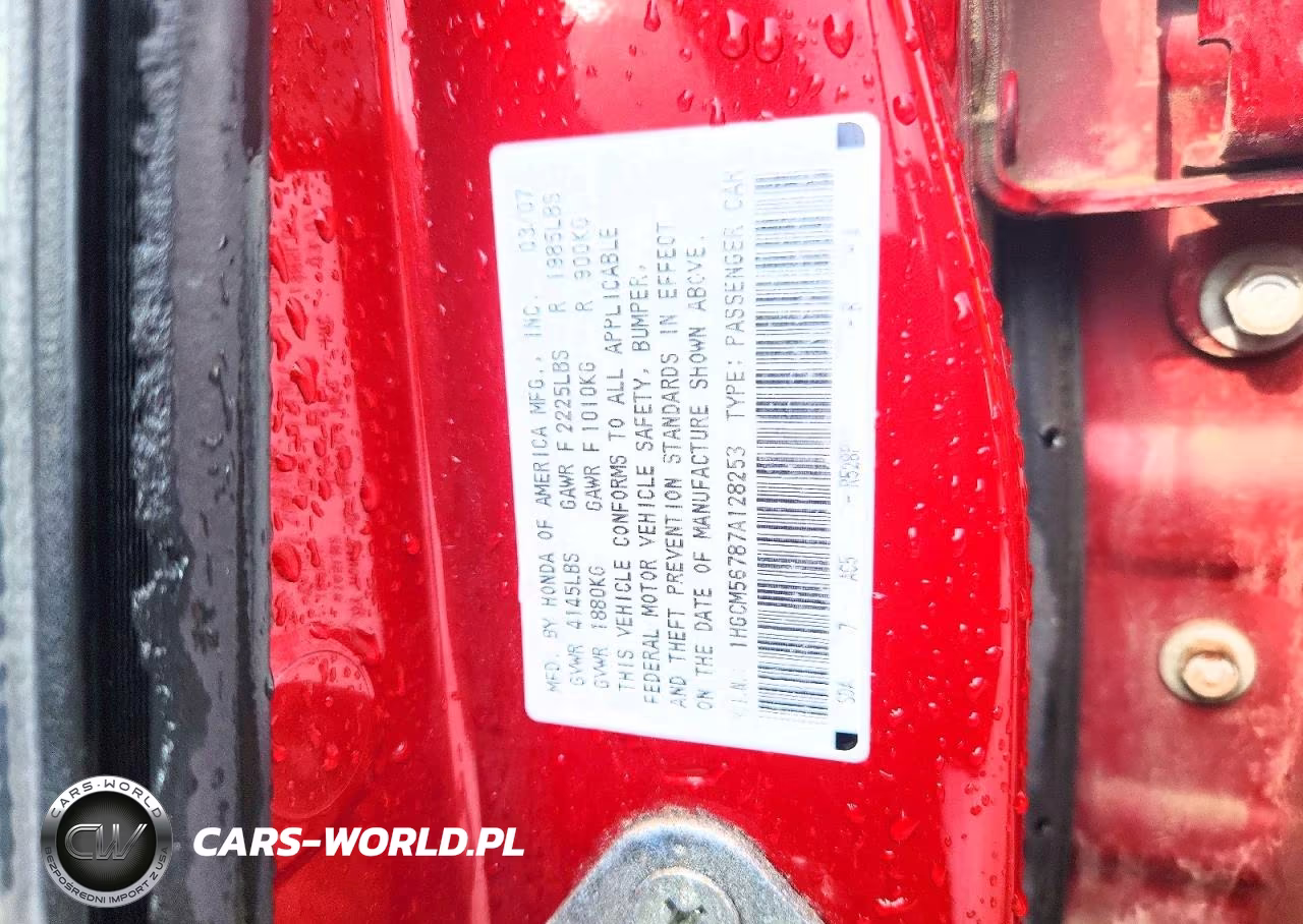 2007 Honda Accord Ex VIN:1HGCM56787A128253 - 12