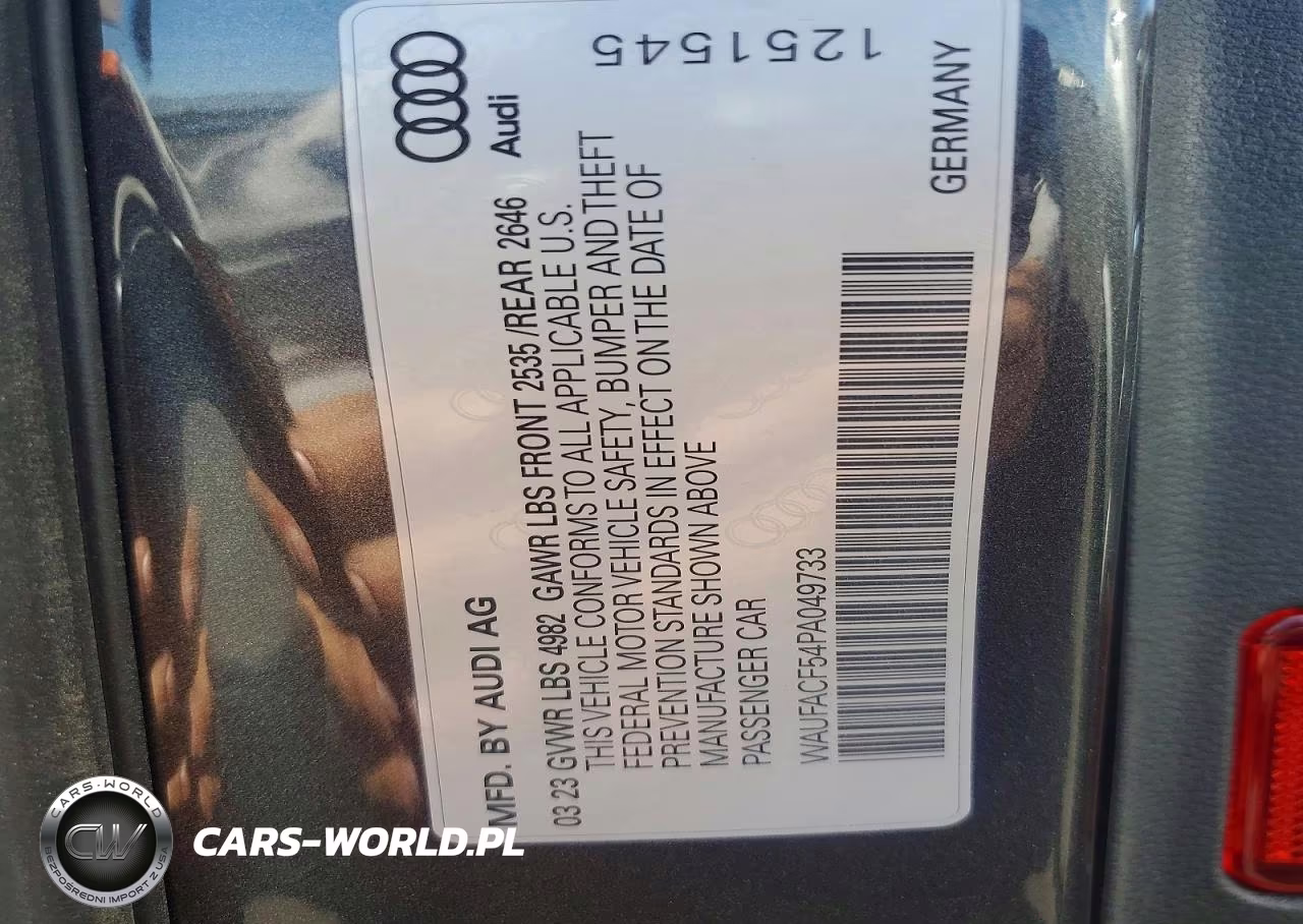 2023 Audi A5 Premium Plus 45 VIN:WAUFACF54PA049733 - 12