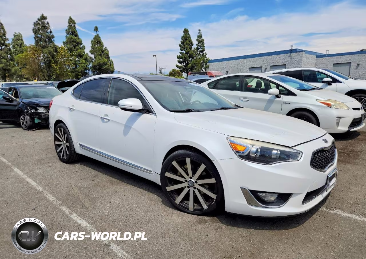 2014 Kia Cadenza Premium VIN:KNALN4D76E5137593 - 4