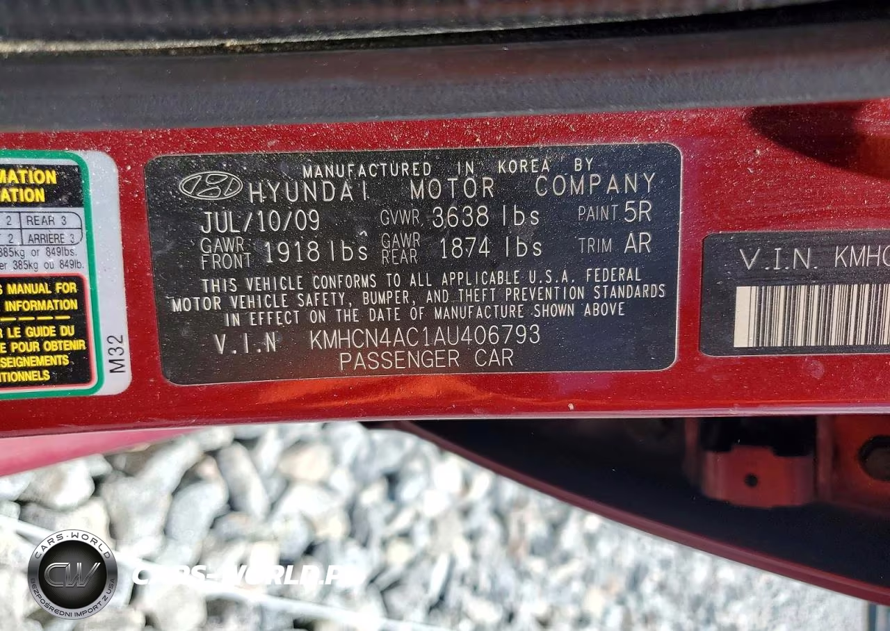 2010 Hyundai Accent Gls VIN:KMHCN4AC1AU406793 - 13