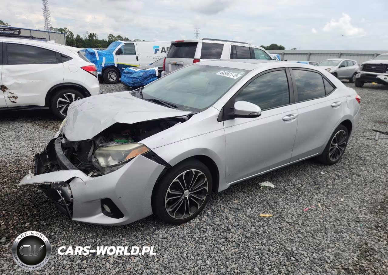 2015 Toyota Corolla S Plus VIN:5YFBURHE2FP342937 - 1