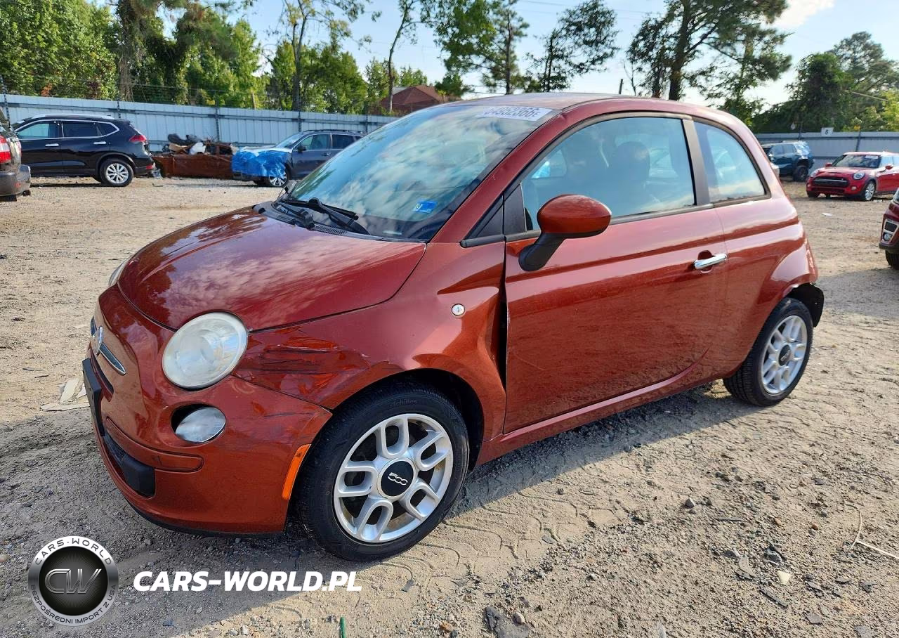 2012 Fiat 500 Pop VIN:3C3CFFAR7CT348126 - 1
