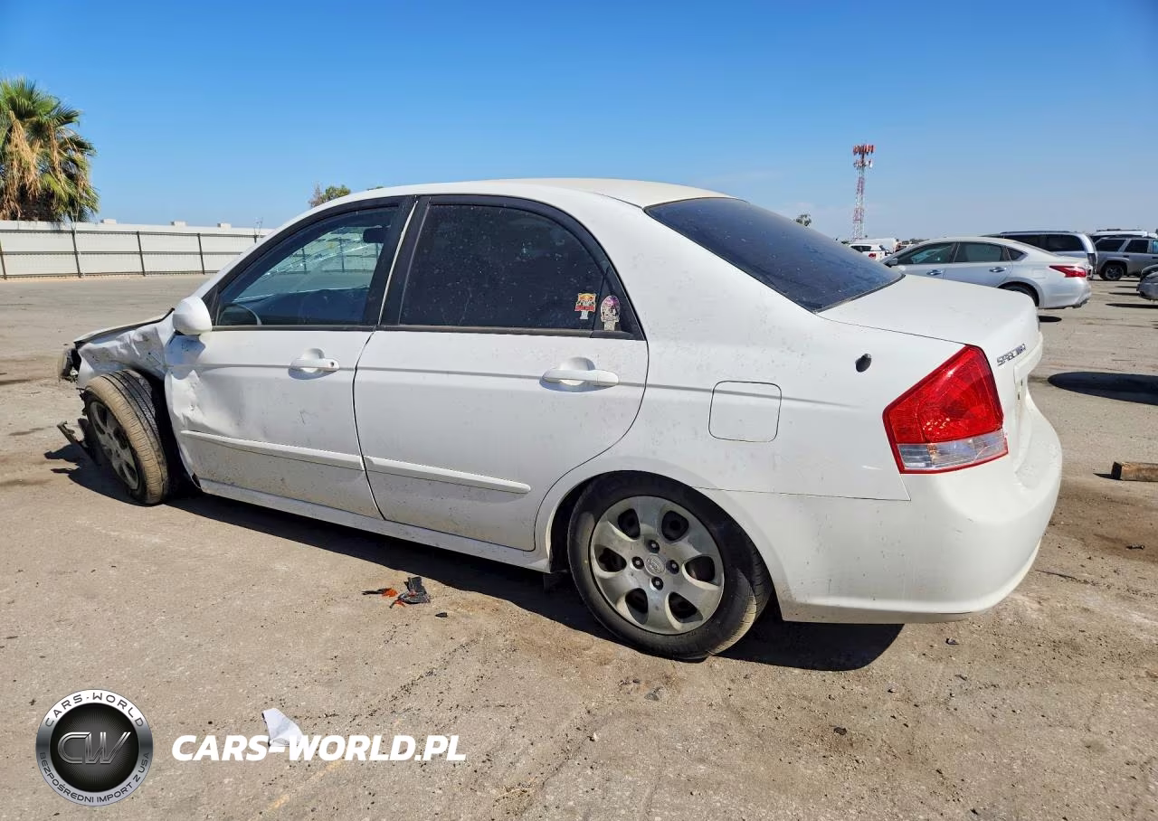2009 Kia Spectra Lx VIN:KNAFE222595644595 - 2
