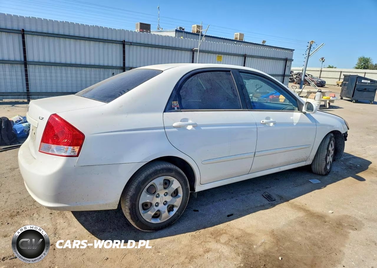 2009 Kia Spectra Lx VIN:KNAFE222595644595 - 3