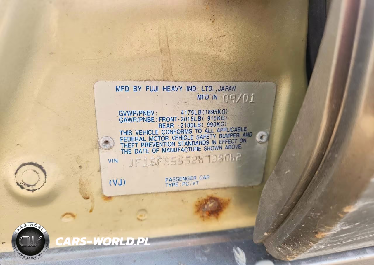 2002 Subaru Forester S VIN:JF1SF65552H738062 - 14