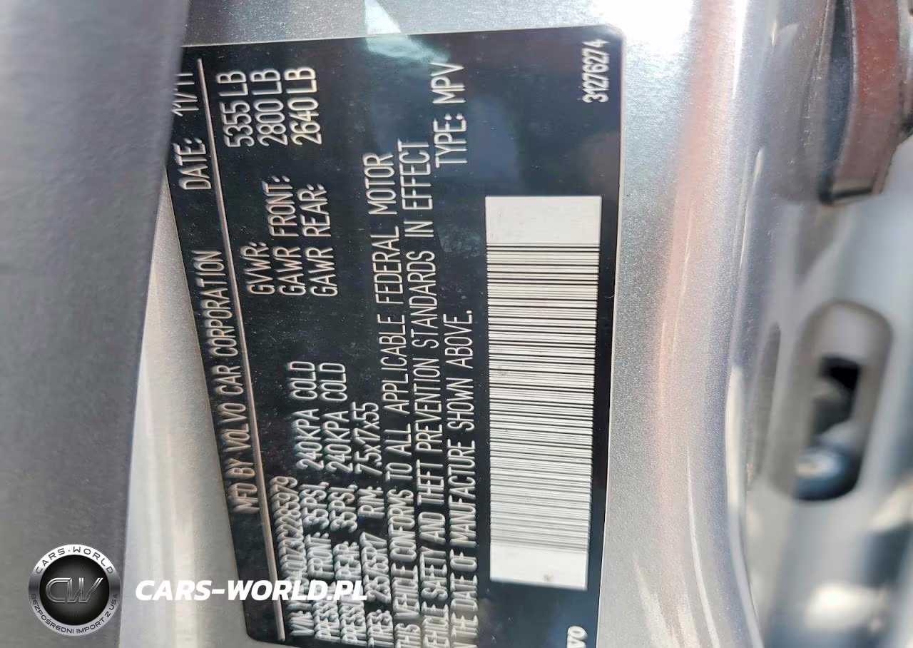 2012 Volvo Xc60 3.2 VIN:YV4940DZ3C2285979 - 13