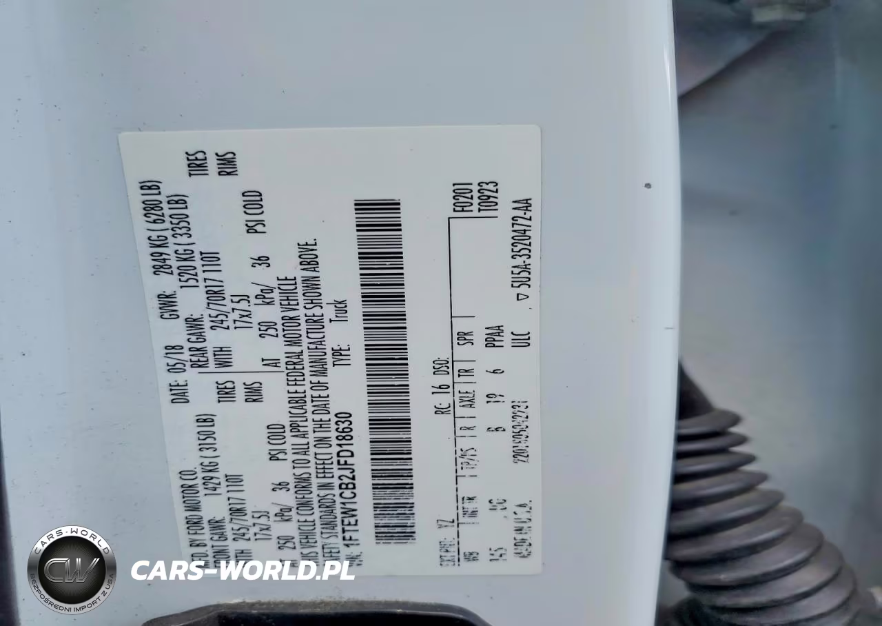2018 Ford F150 Supercrew VIN:1FTEW1CB2JFD18630 - 12