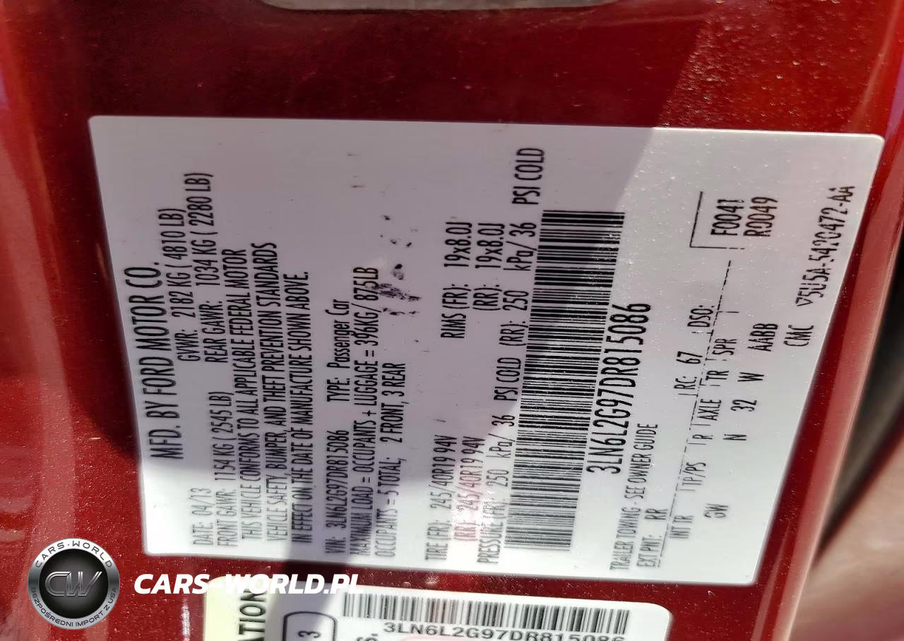 2013 Lincoln Mkz VIN:3LN6L2G97DR815086 - 12