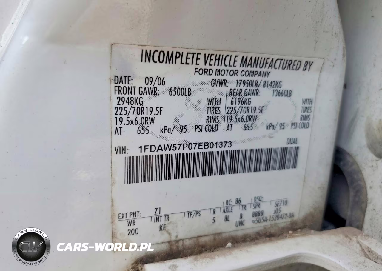 2007 Ford F550 Super Duty VIN:1FDAW57P07EB01373 - 13