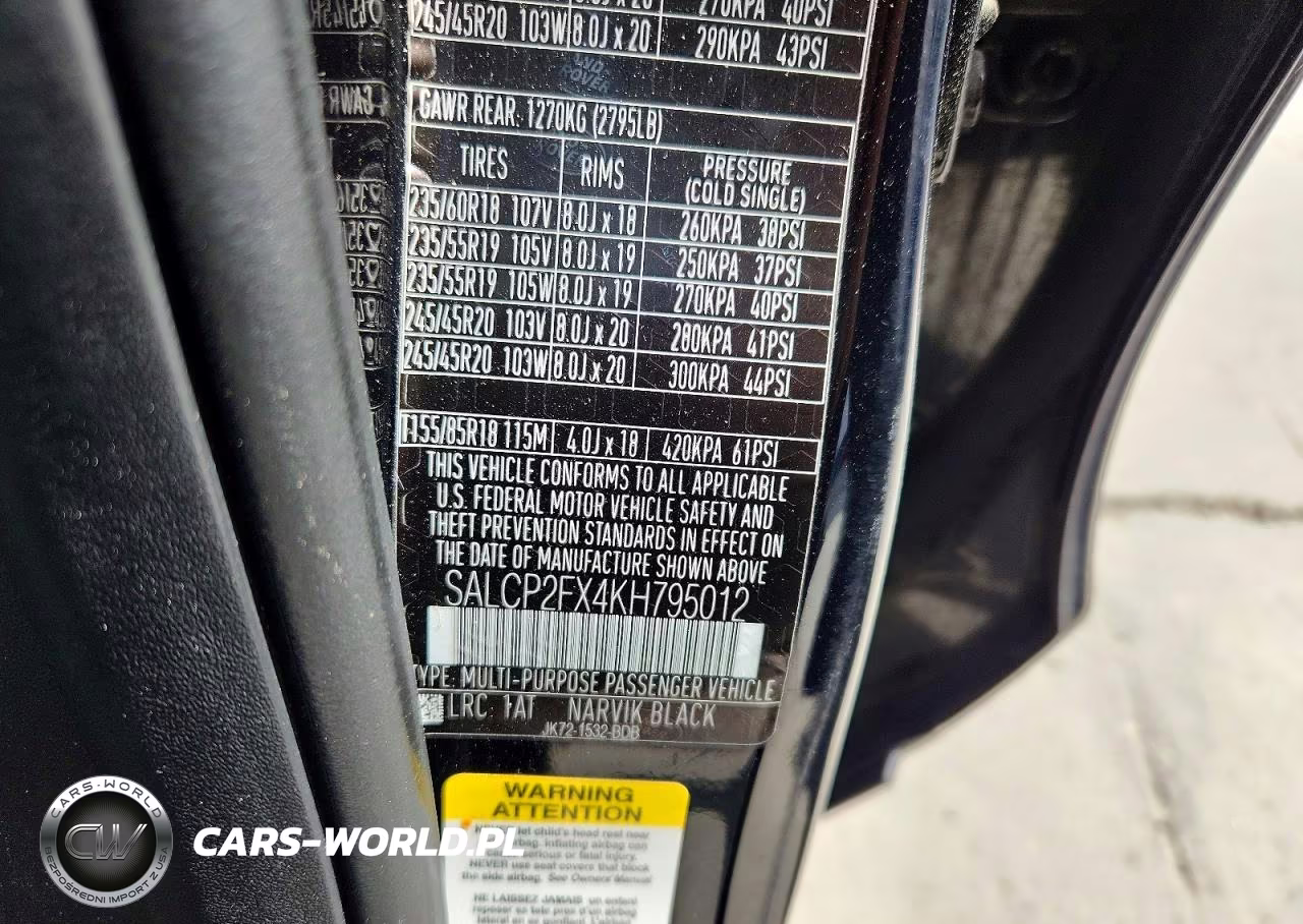 2019 Land Rover Discovery Sport Se VIN:SALCP2FX4KH795012 - 12