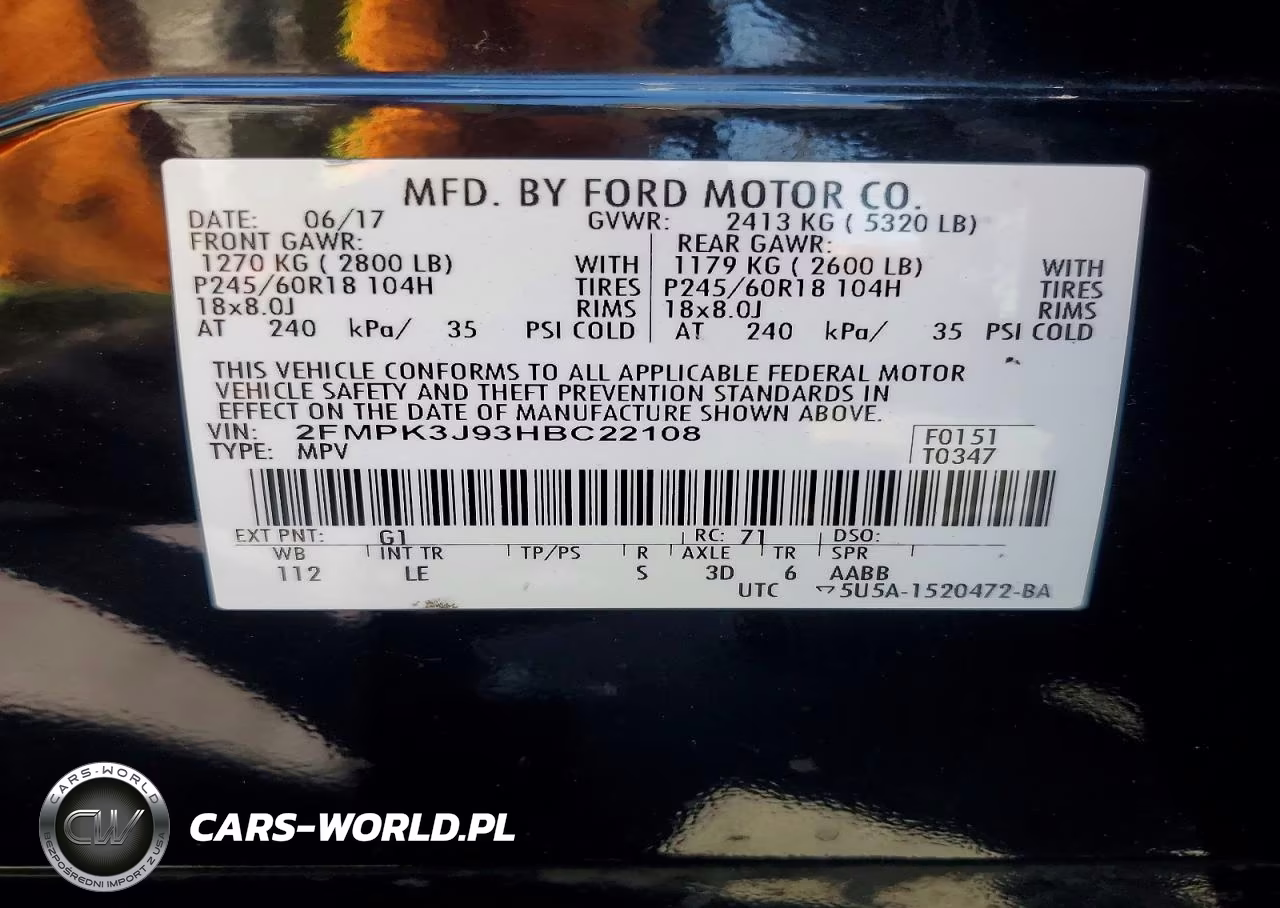 2017 Ford Edge Sel VIN:2FMPK3J93HBC22108 - 13