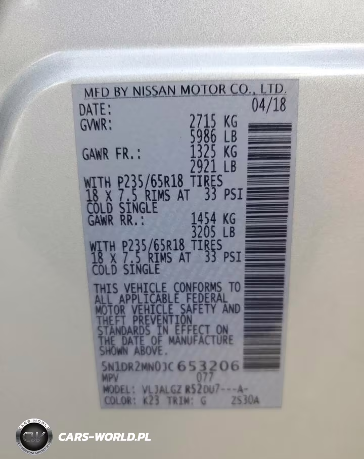 2018 Nissan Pathfinder S VIN:5N1DR2MN0JC653206 - 14