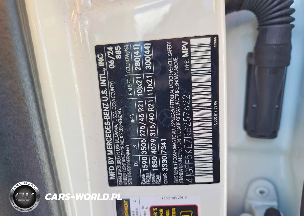 2024 Mercedes-Benz Gls 450 4Matic VIN:4JGFF5KE7RB257622 - 13