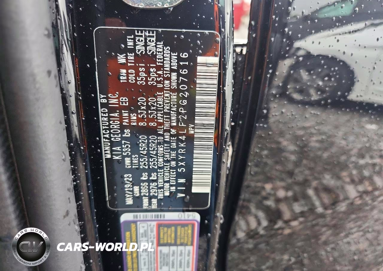 2023 Kia Sorento Sx VIN:5XYRK4LF2PG207616 - 13
