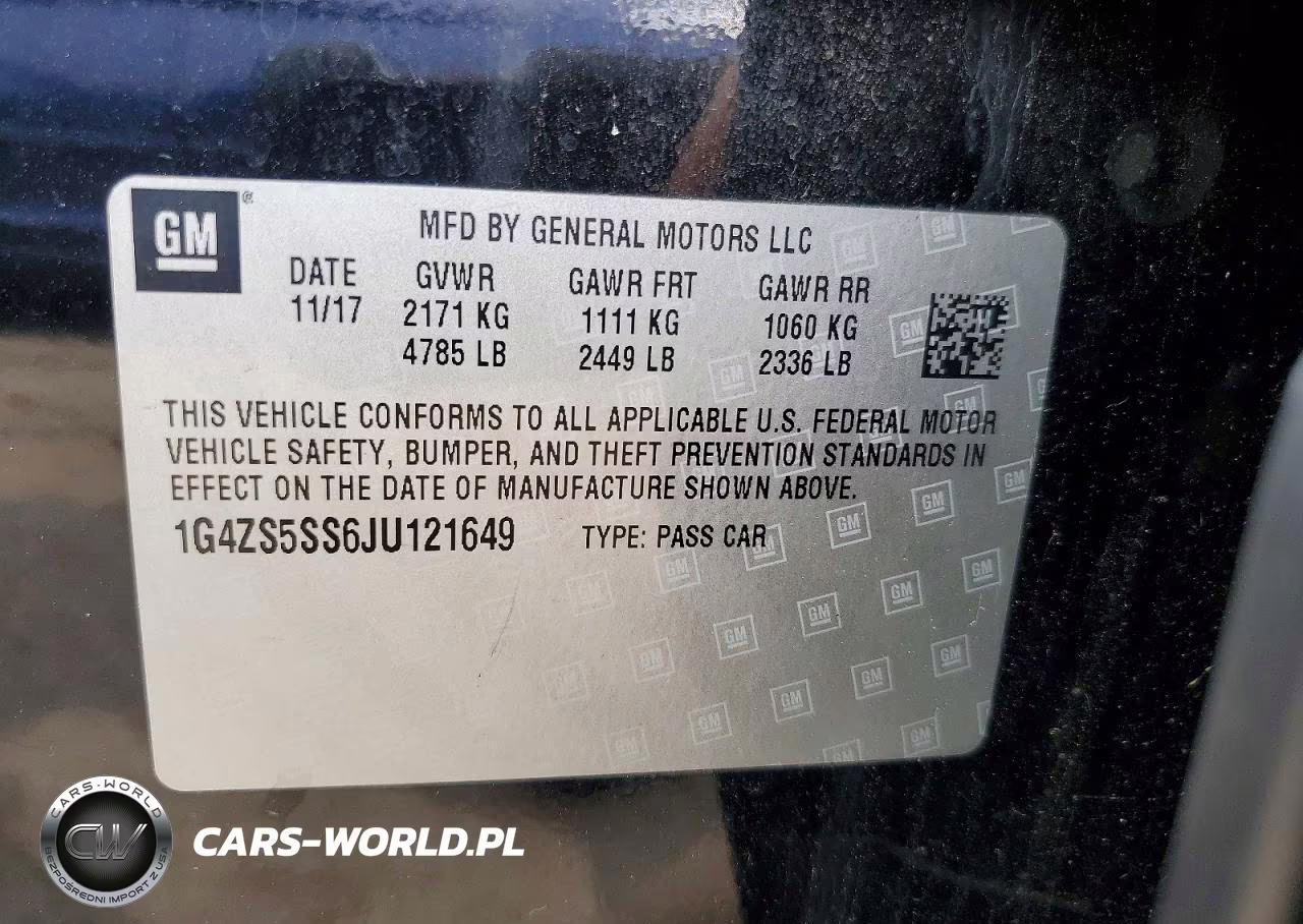 2018 Buick Lacrosse Premium VIN:1G4ZS5SS6JU121649 - 12