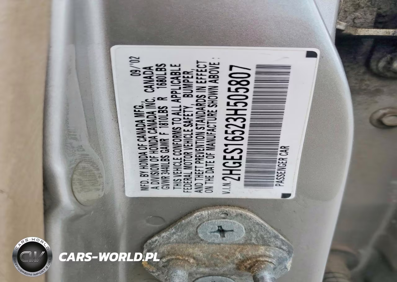 2003 Honda Civic Lx VIN:2HGES16523H505807 - 12