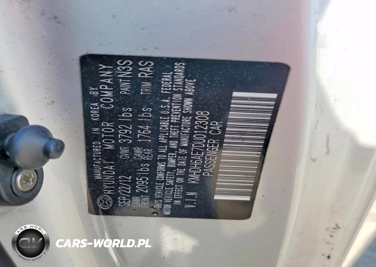 2013 Hyundai Elantra Coupe Se VIN:KMHDH6AE7DU012308 - 13