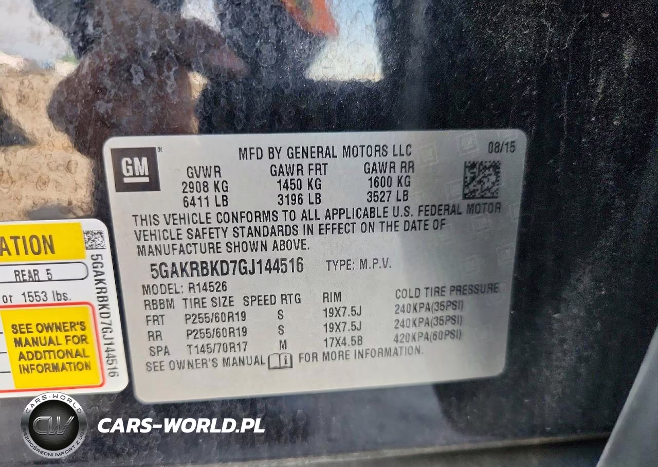 2016 Buick Enclave VIN:5GAKRBKD7GJ144516 - 13