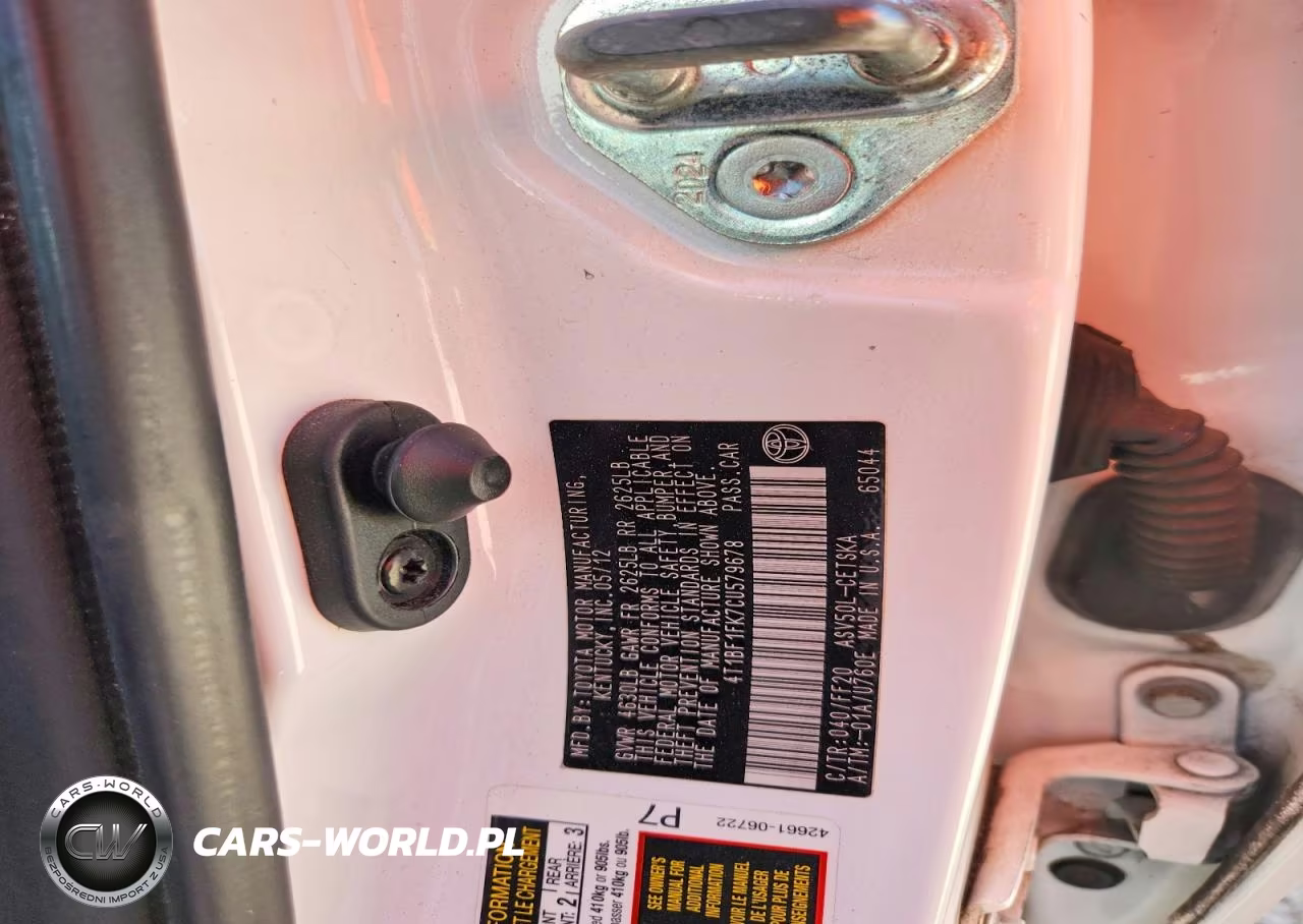 2012 Toyota Camry Se VIN:4T1BF1FK7CU579678 - 12