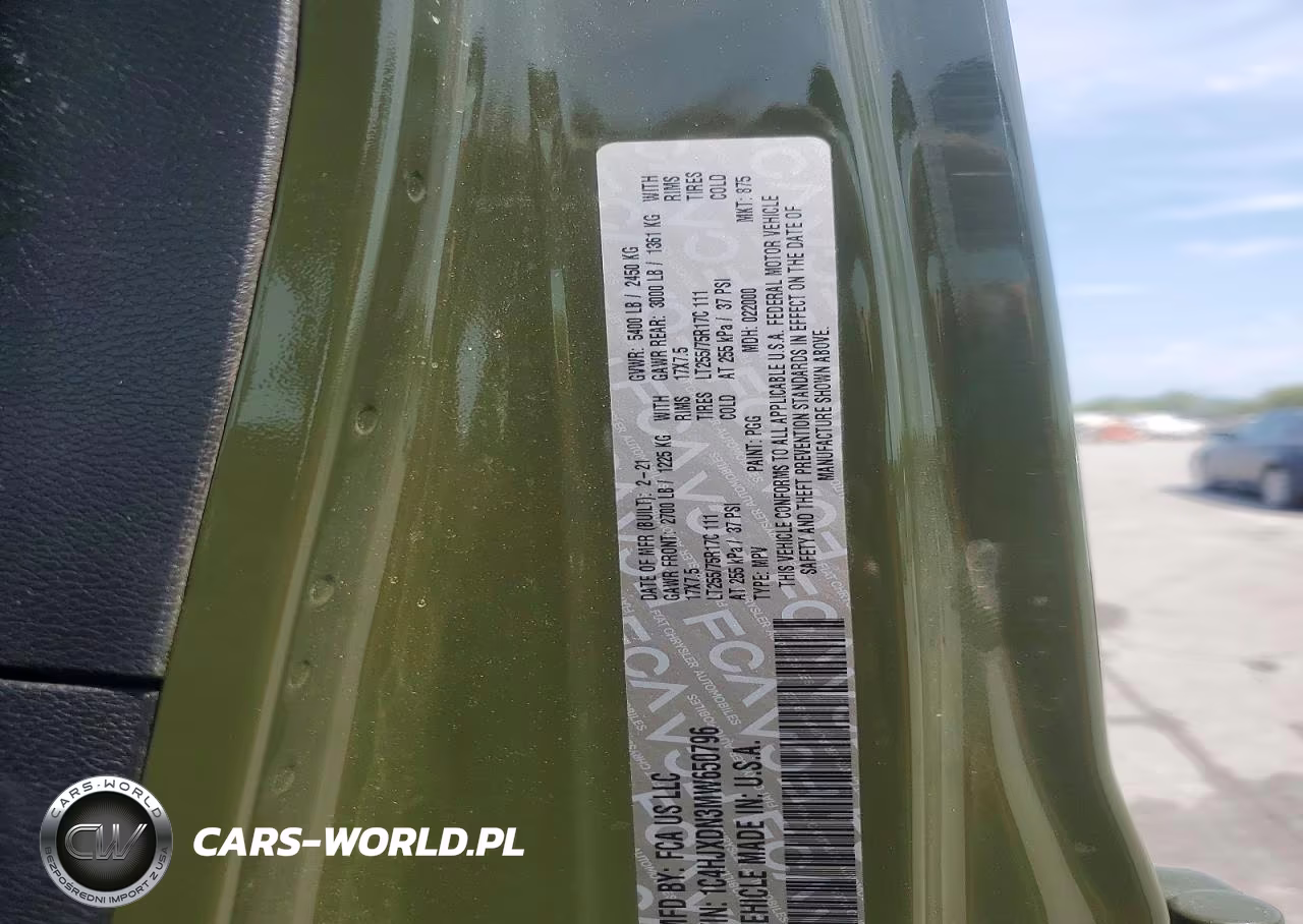 2021 Jeep Wrangler Unlimited Sport VIN:1C4HJXDN3MW650796 - 12