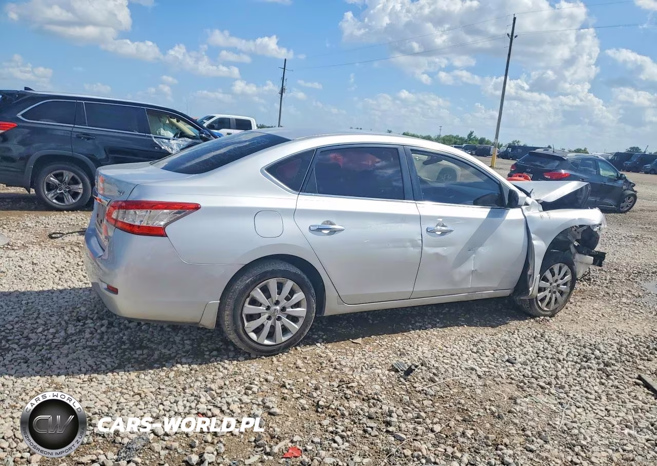 2014 Nissan Sentra Sv VIN:3N1AB7AP6EL674606 - 3