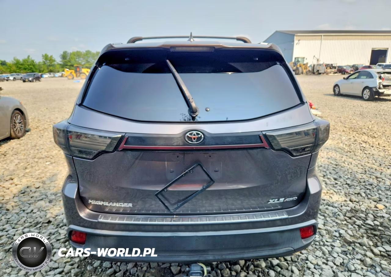 2015 Toyota Highlander Xle VIN:5TDJKRFH5FS142351 - 6