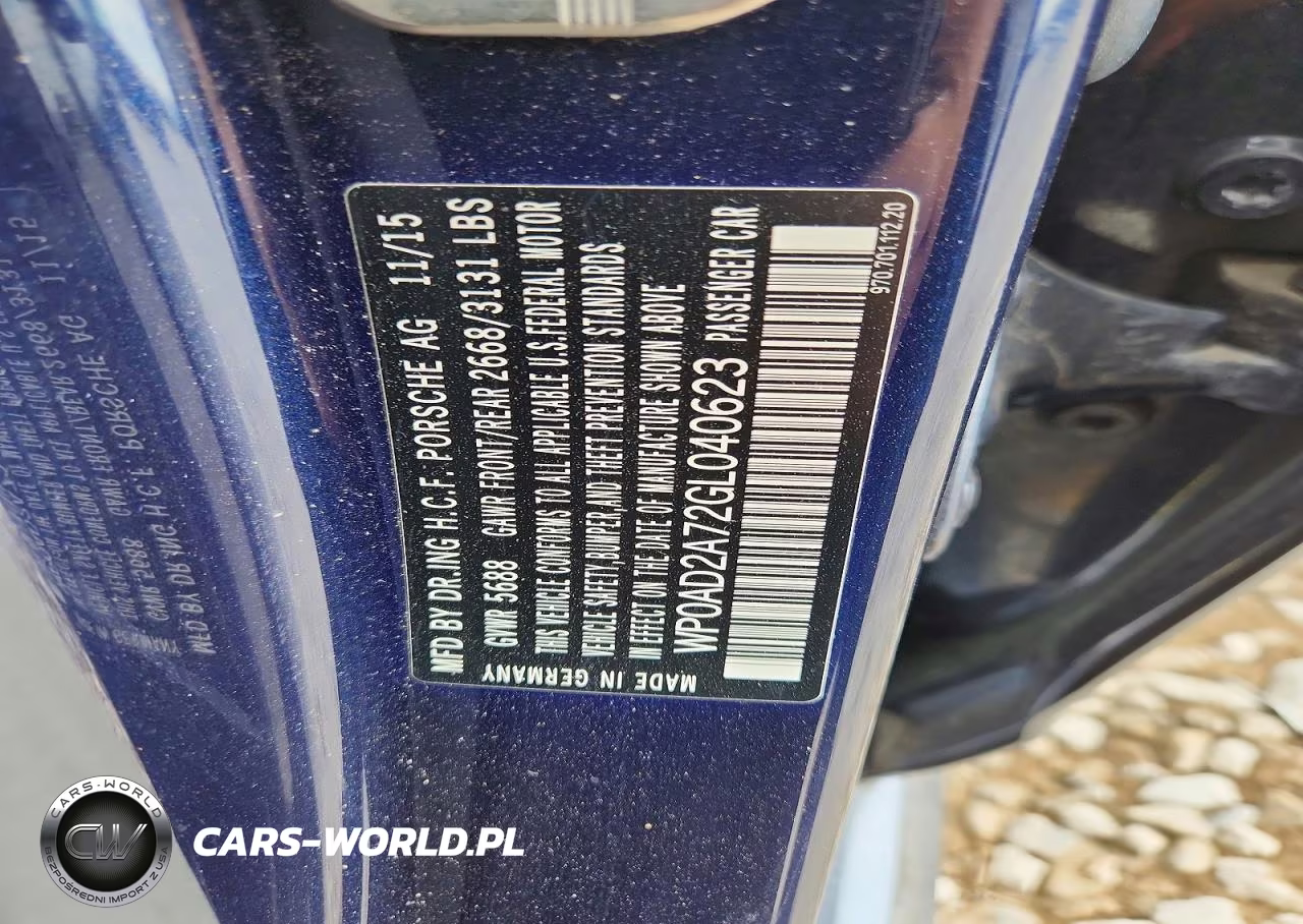 2016 Porsche Panamera Se Hybrid VIN:WP0AD2A72GL040623 - 12