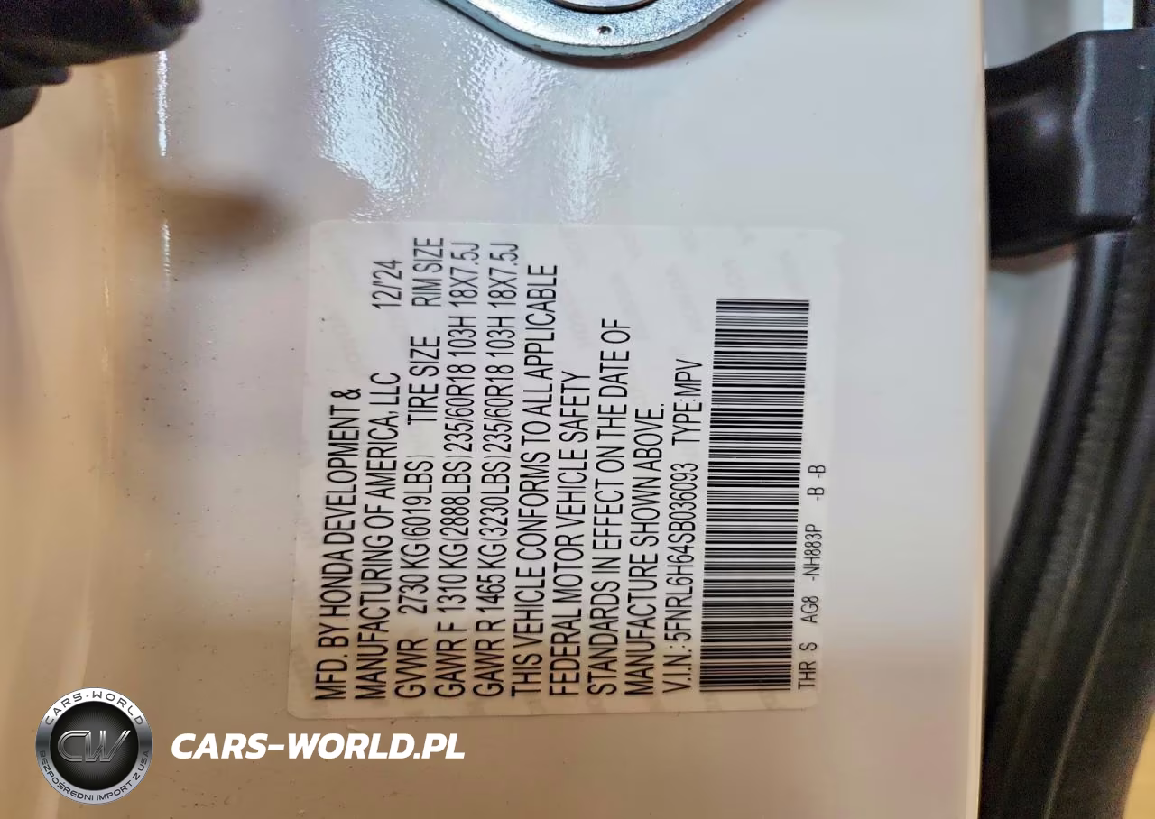 2025 Honda Odyssey Exl VIN:5FNRL6H64SB036093 - 13
