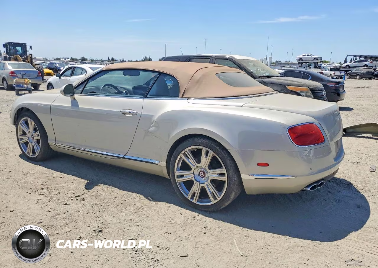 2013 Bentley Continental Gtc V8 VIN:SCBGT3ZA7DC084828 - 2