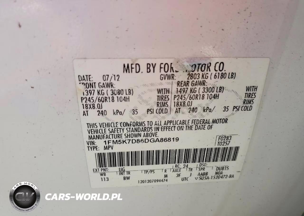 2013 Ford Explorer Xlt VIN:1FM5K7D86DGA86819 - 13