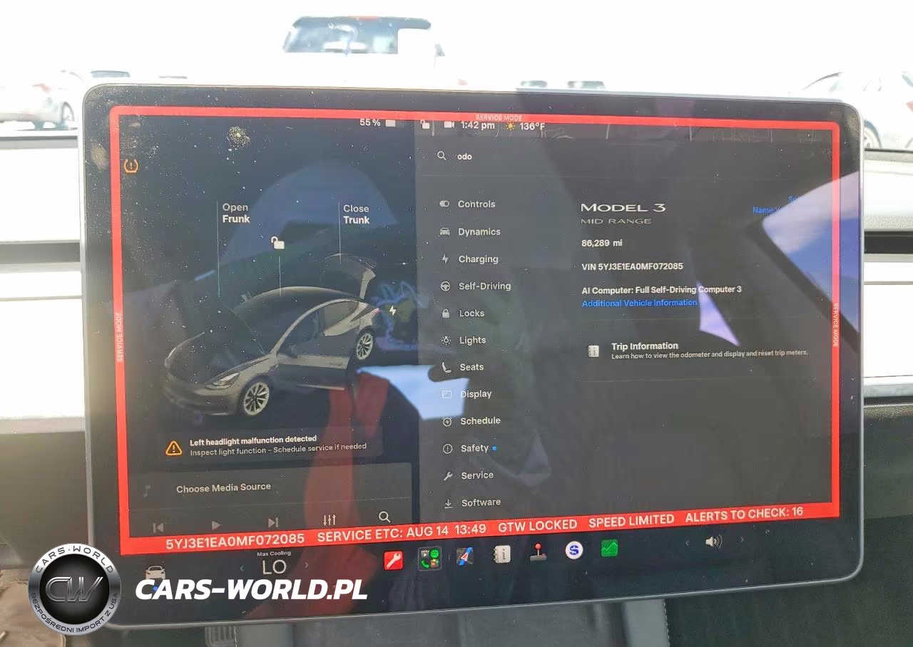 2021 Tesla Model 3 VIN:5YJ3E1EA0MF072085 - 9