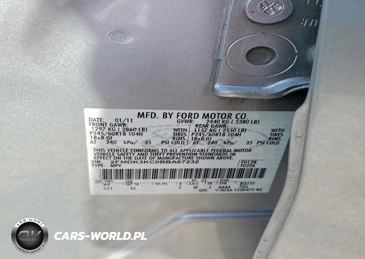 2011 Ford Edge Limited VIN:2FMDK3KC0BBA67232 - 13
