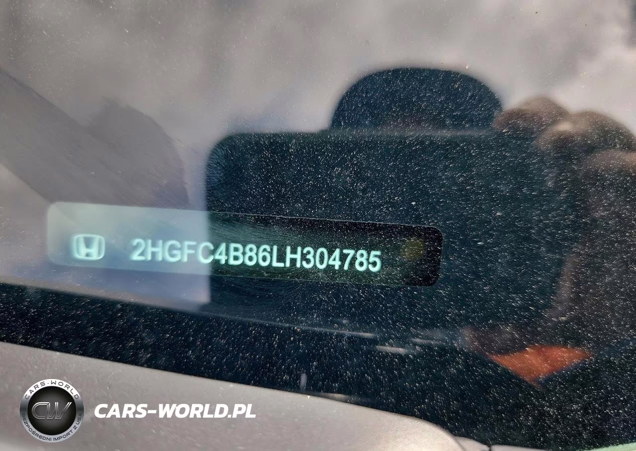 2020 Honda Civic Sport VIN:2HGFC4B86LH304785 - 12