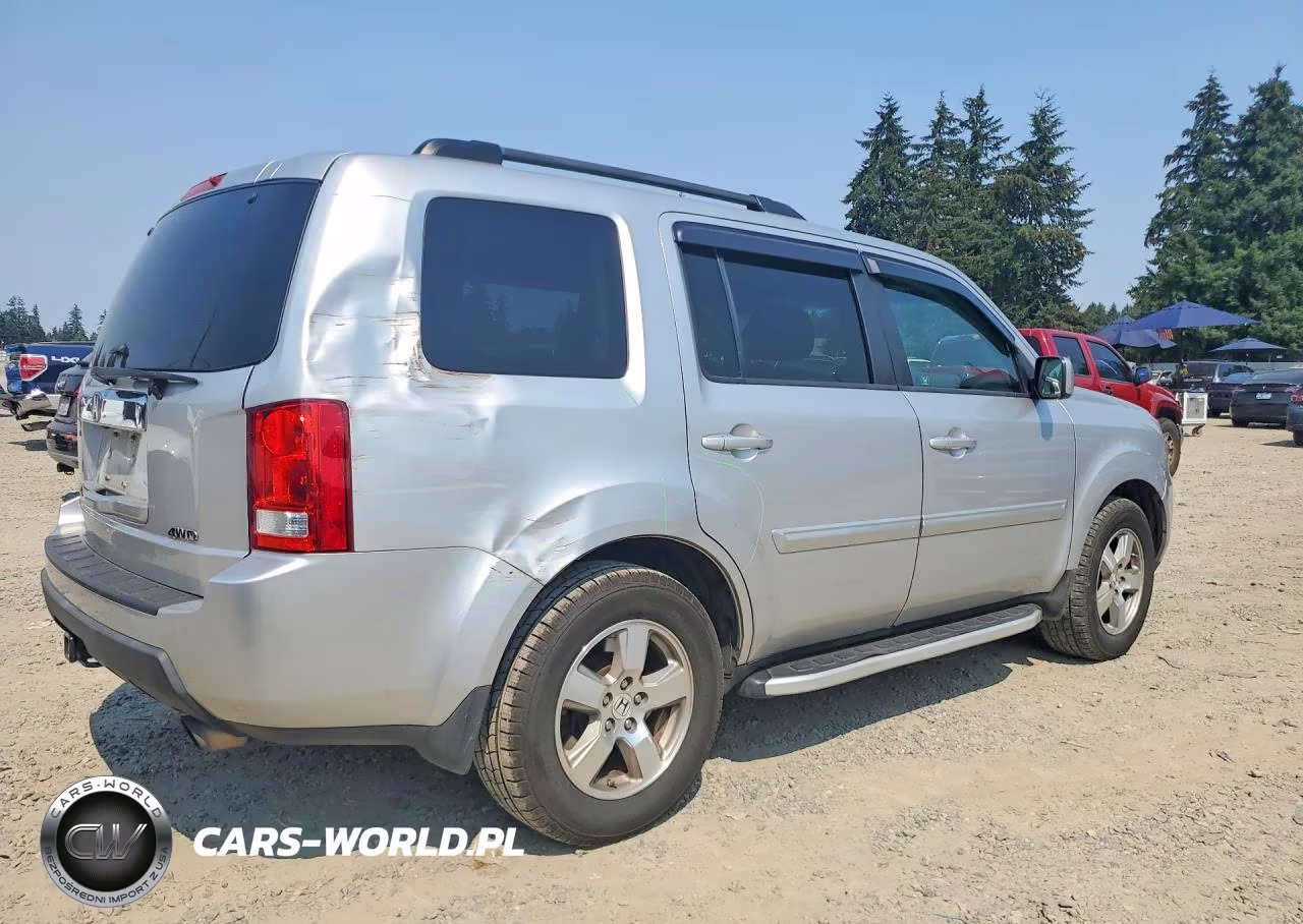 2011 Honda Pilot Exln VIN:5FNYF4H78BB079304 - 3