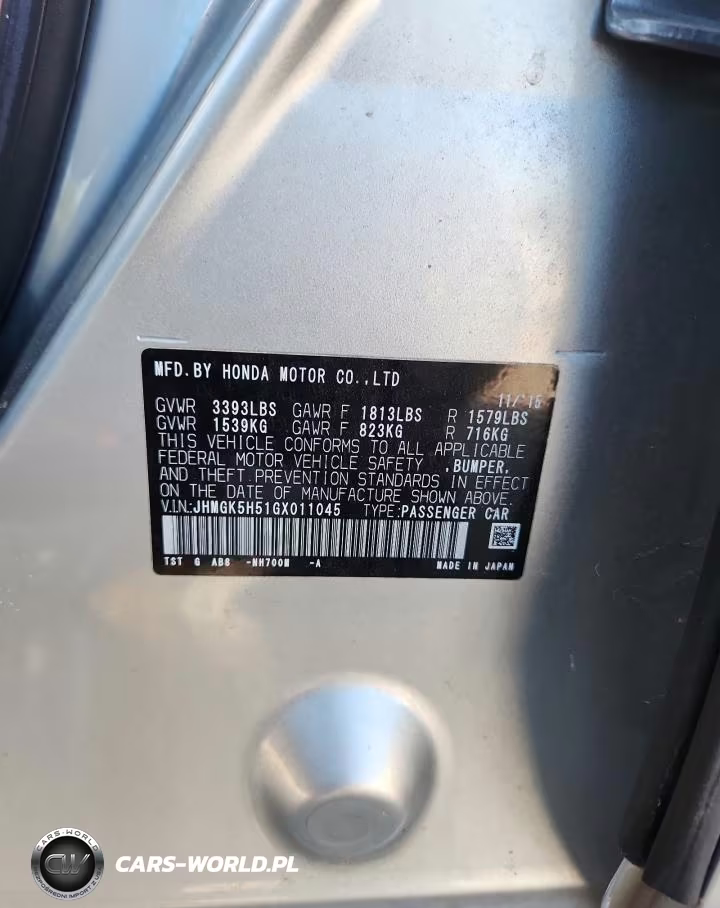 2016 Honda Fit Lx VIN:JHMGK5H51GX011045 - 13