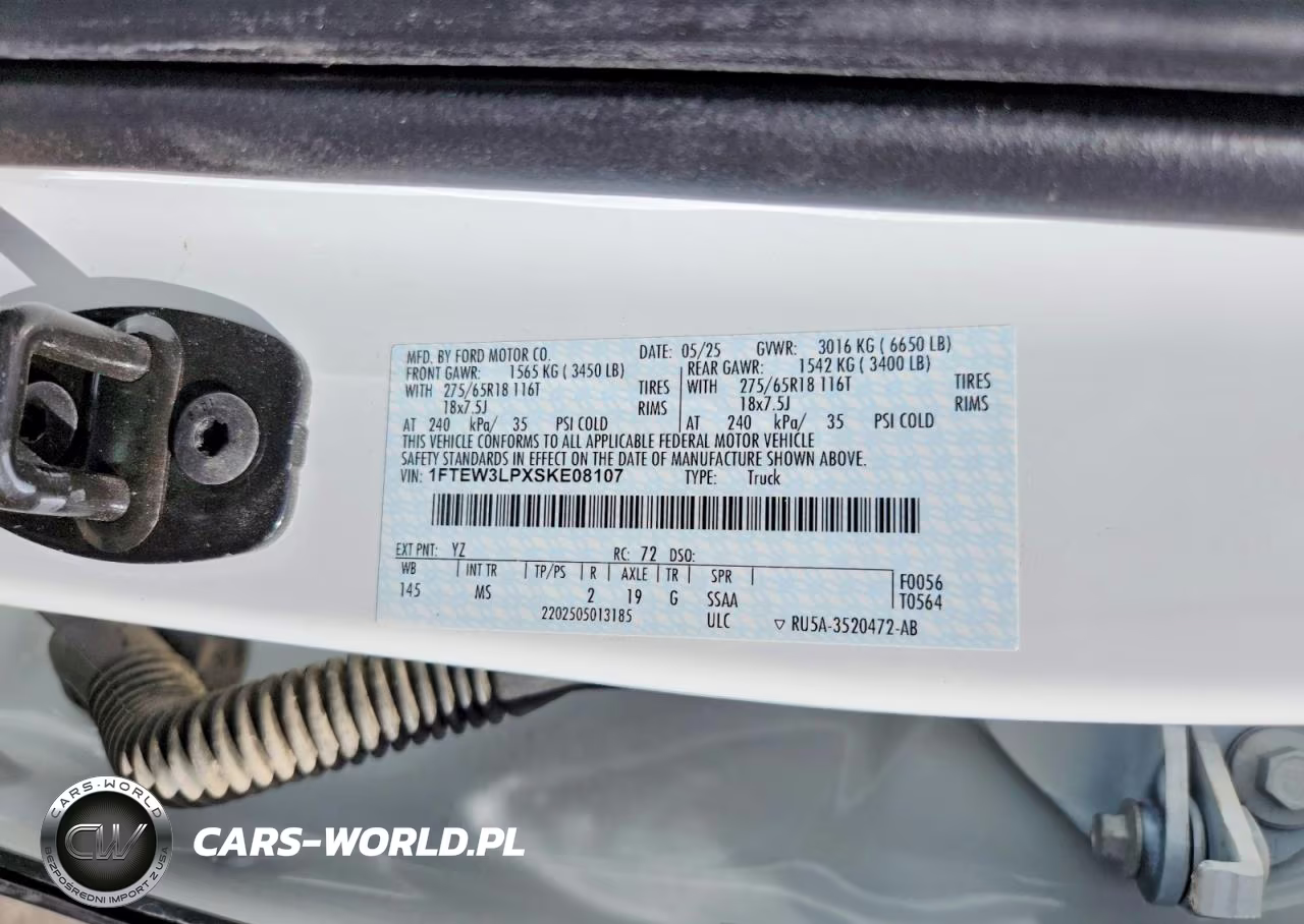 2025 Ford F150 Xlt VIN:1FTEW3LPXSKE08107 - 13