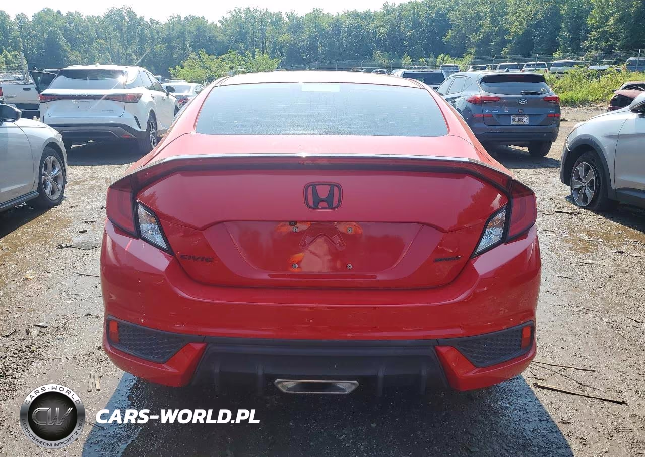 2019 Honda Civic Sport VIN:2HGFC4B81KH301761 - 6