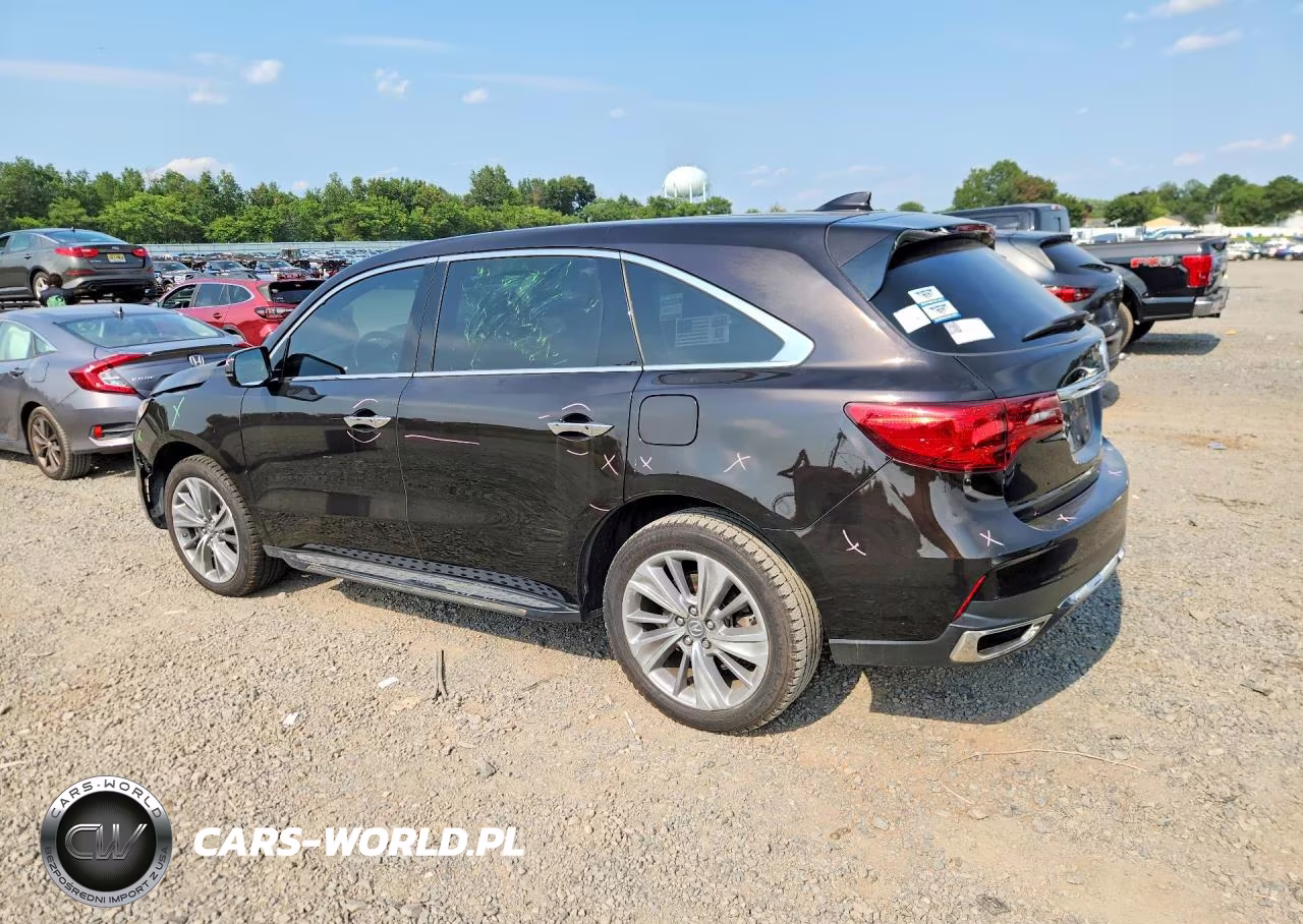 2017 Acura Mdx Technology VIN:5FRYD4H58HB016893 - 2