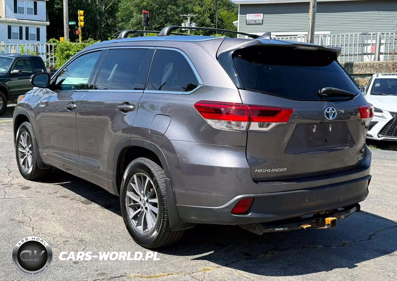 2018 Toyota Highlander Hybrid Xle VIN:5TDJGRFH7JS045355 - 2