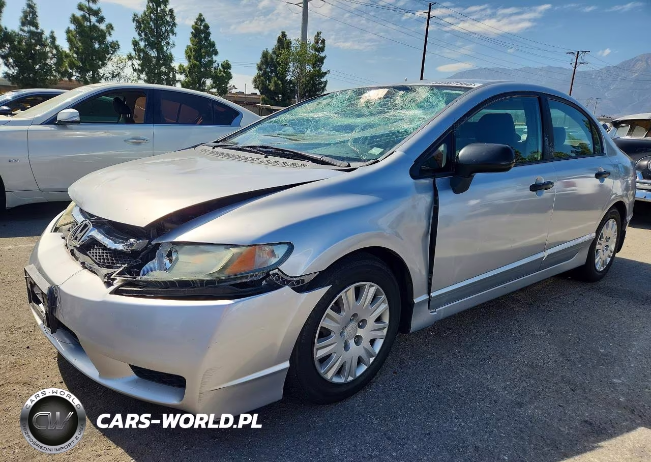2010 Honda Civic Vp VIN:2HGFA1F38AH587853 - 1