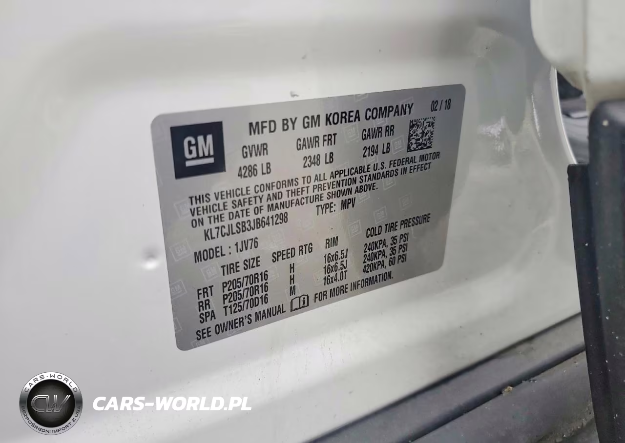 2018 Chevrolet Trax 1Lt VIN:KL7CJLSB3JB641298 - 13