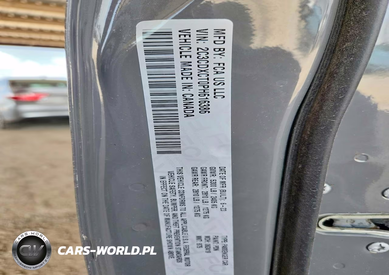 2023 Dodge Charger VIN:2C3CDXCT0PH616386 - 12