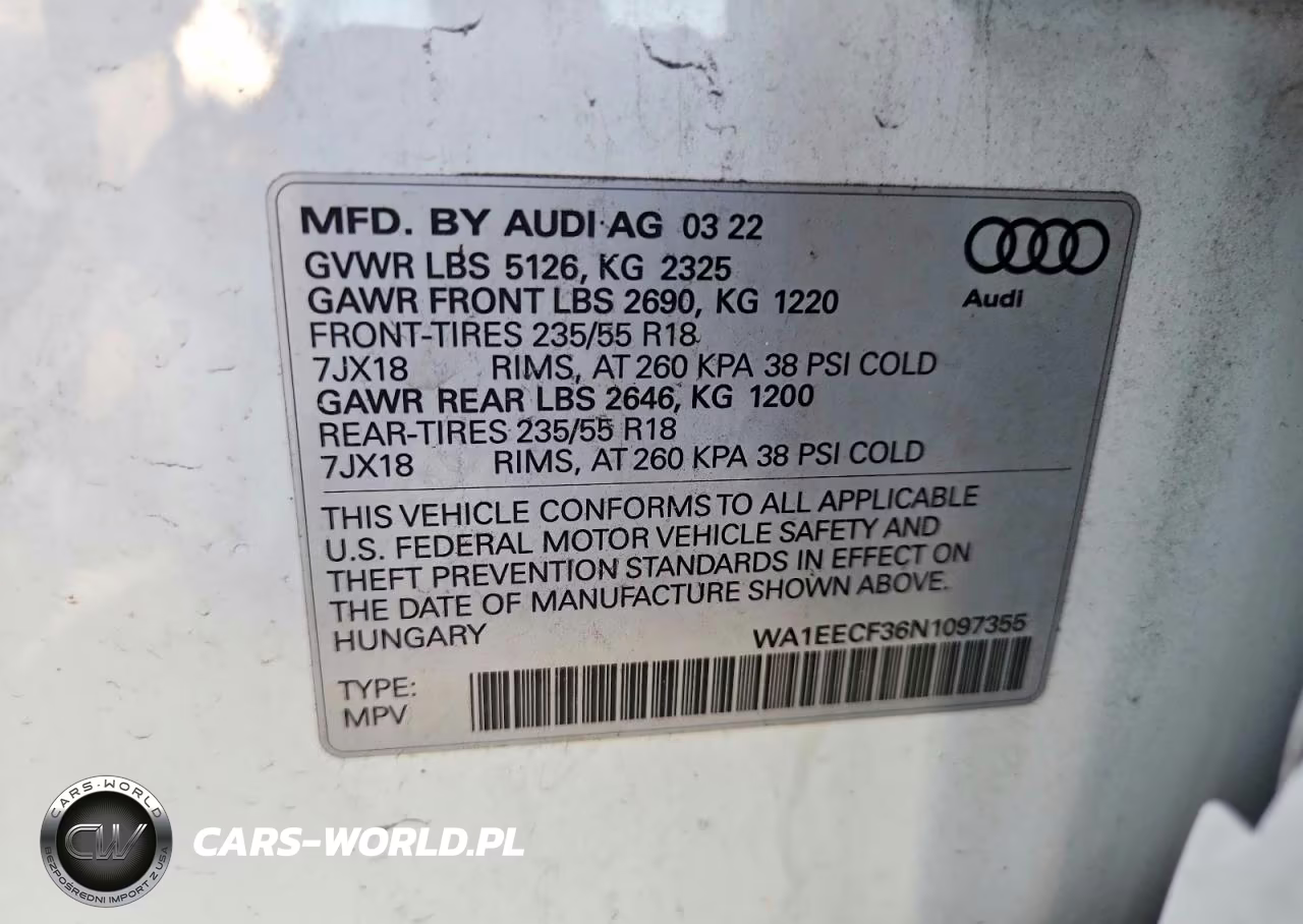 2022 Audi Q3 Premium Plus S Line 45 VIN:WA1EECF36N1097355 - 13