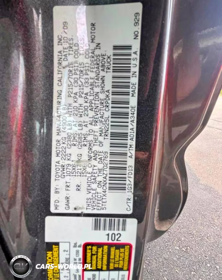 2010 Toyota Tacoma Base VIN:5TETX4CNXAZ702769 - 14